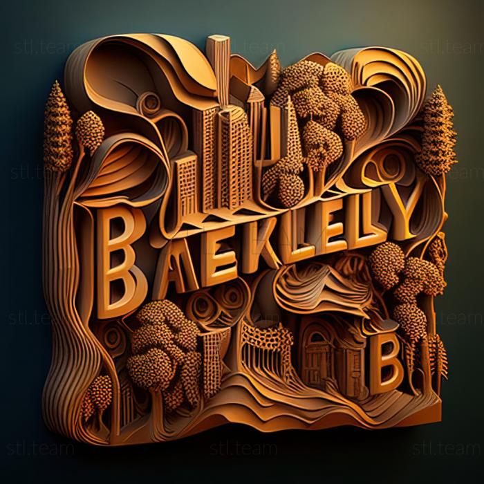 3D model Berkeley California (STL)